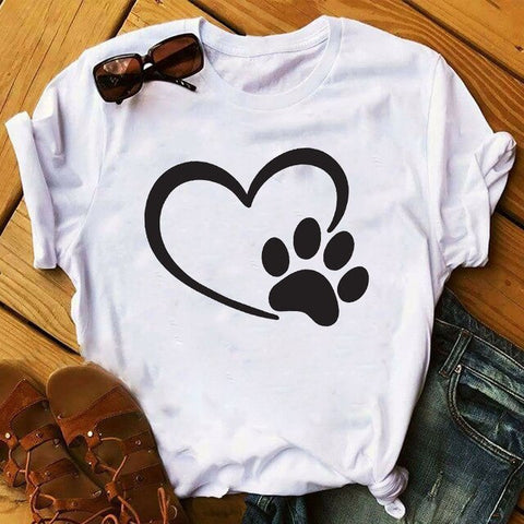 Women 2020 Ladies Graphic Female Womens Top T Shirt Cat Lover Cool Flower Animal Print Pet Lady Clothing T-shirts Tee T-Shirt