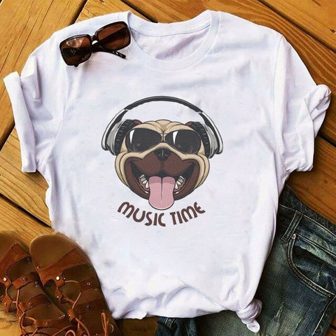 Women 2020 Ladies Graphic Female Womens Top T Shirt Cat Lover Cool Flower Animal Print Pet Lady Clothing T-shirts Tee T-Shirt