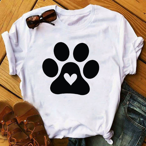 Women 2020 Ladies Graphic Female Womens Top T Shirt Cat Lover Cool Flower Animal Print Pet Lady Clothing T-shirts Tee T-Shirt